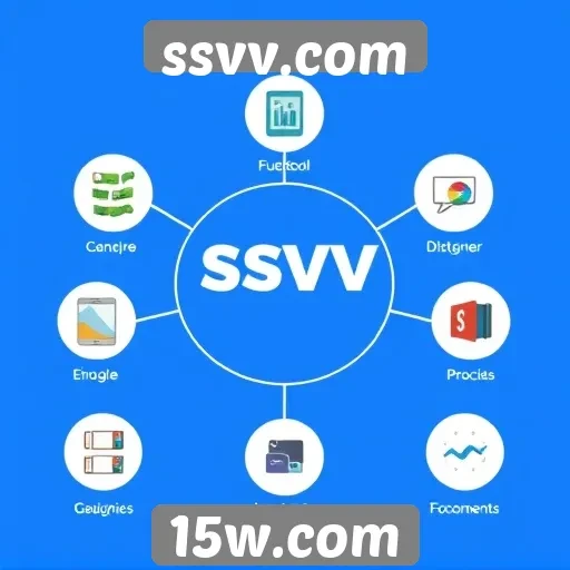 Visão geral das funcionalidades do site ssvv.com